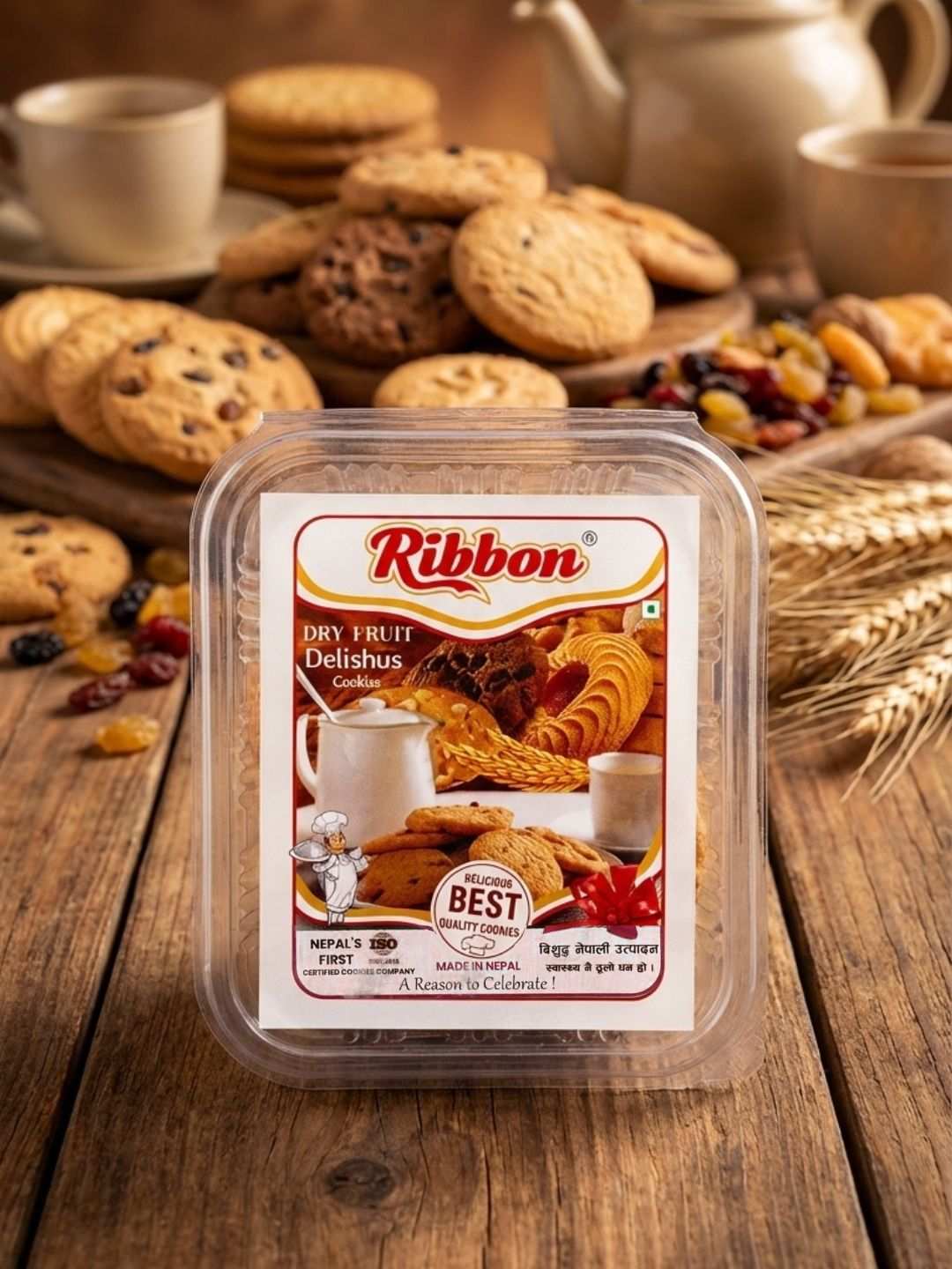 Ribbon Delishus Dry Fruit Cookies (150gm)