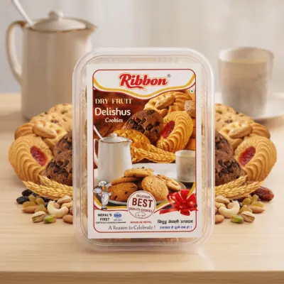 Ribbon Delishus Dry Fruit Cookies (270gm)