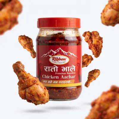 Ribbon Chicken Achar